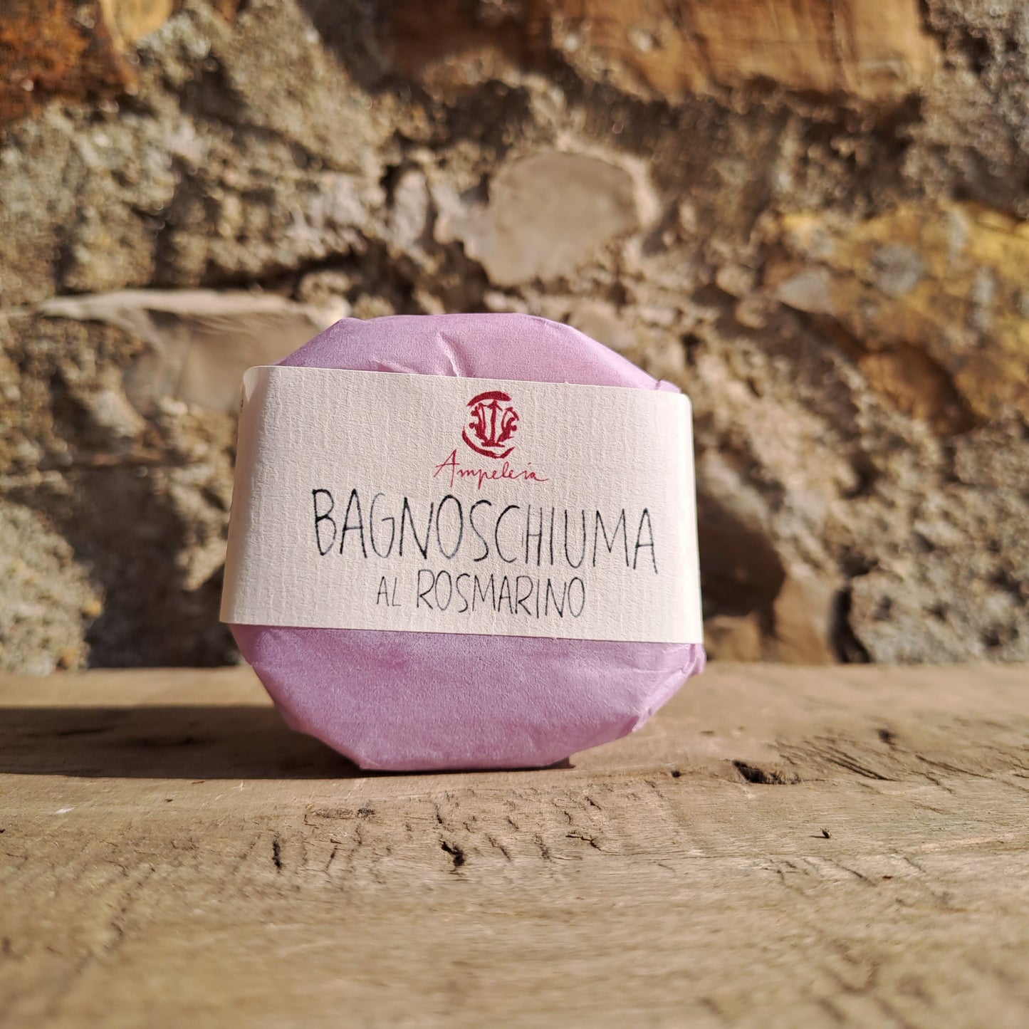 bagnoschiuma ecobio solido al rosmarino e lavanda